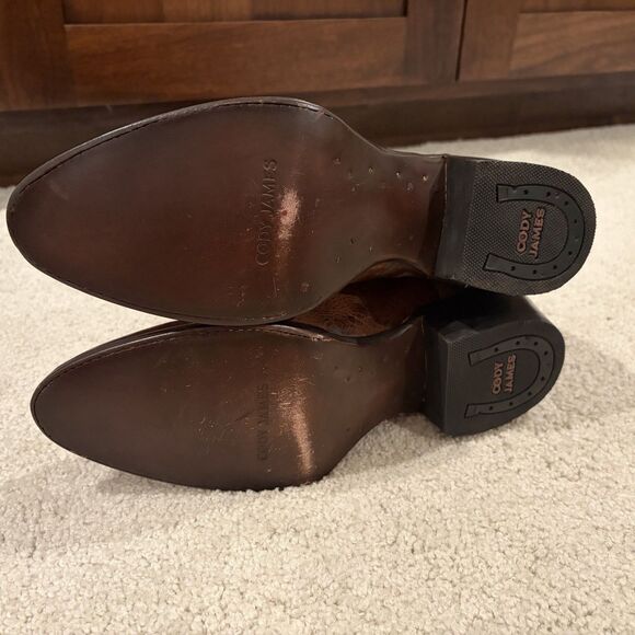 Demo Try On NWT Cody James® Men’s Larsen™ Western Boots Distressed Brown Sz 8.5 main image 10